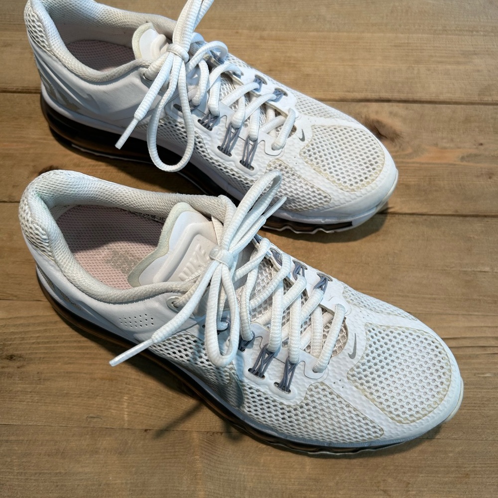 Nike AirMax, vintage running shoe, w 8.5, white